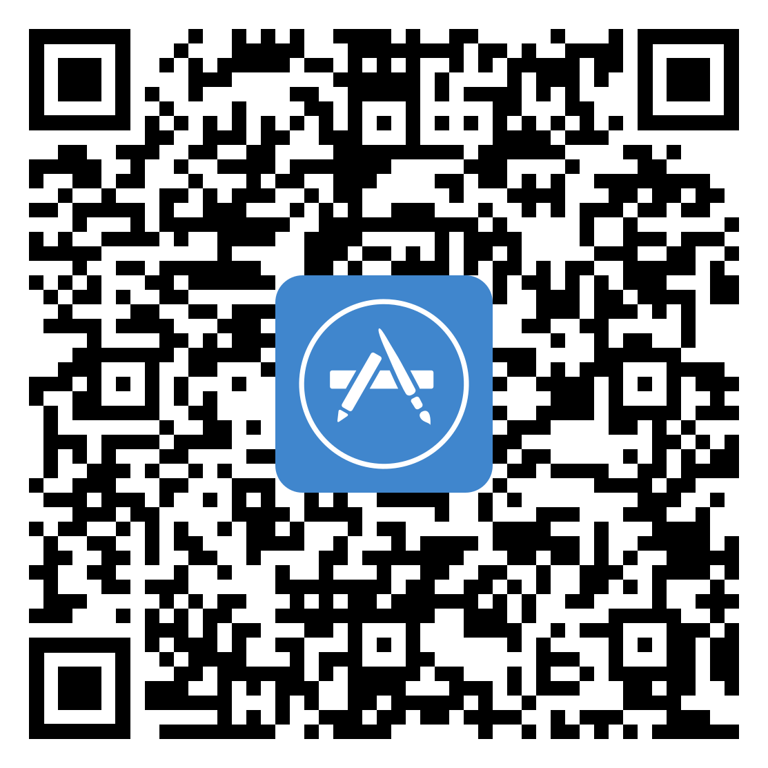 QR-Code zum App Store für BikeBuddy
